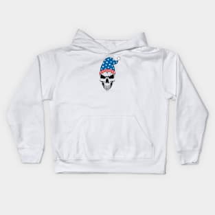 4th Beanie Skull Kids Hoodie